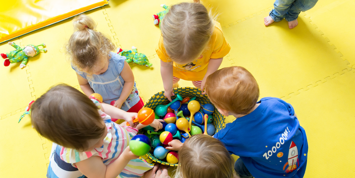 Time to make music at Toddler Sense